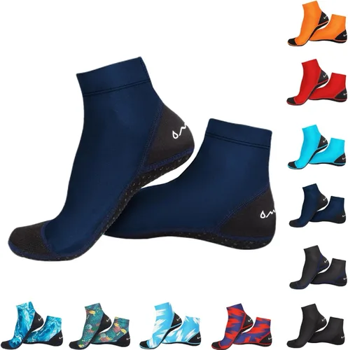 Miniatura 12 de OMGear Calcetines de Agua a Prueba de Arena Botines de Secado Rápido Calcetines de Natación y Buceo para Fútbol de Arena Voleibol de Playa