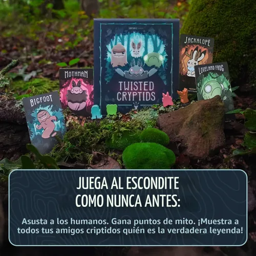 Miniatura 3 de Unstable Games Twisted Cryptids Juego de Mesa - Juego de Cartas de Estrategia para Adultos y Niños - Juegos de Mesa Familiares para 2-4 Jugadores