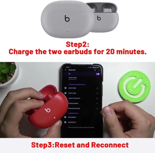 Miniatura 3 de Almohadilla de oído único izquierda de repuesto para Beats Powerbeats Pro (Azul marino)