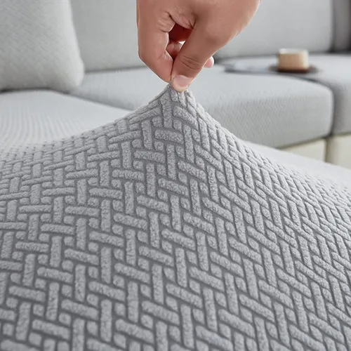 Miniatura 4 de Fundas elásticas para asiento de sofá, en forma de L, fundas de sofá seccionales, fundas de cojín lavables para sofá