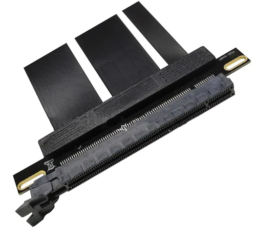Miniatura 2 de Cable elevador PCIe 4.0 x16 Adaptador de puerto de extensión flexible GPU de alta velocidad Montaje vertical para juegos PCI Express Gen4 Cable