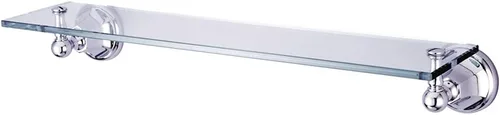 Miniatura 3 de Kingston Brass BA4819BB Estante de vidrio metropolitano, latón cepillado