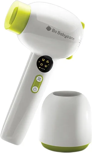 Bc Babycare Secador de Pelo Inalámbrico Suave para Bebé y Niños, Secador de Pelo Portátil Silencioso Mini para Lactantes, Secador de Pelo para