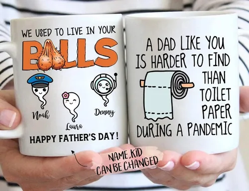 InterestPrint Taza de café personalizada con texto en inglés "Dad Like You Is Harder To Find Father's Day Mug For Dad From Daughter Son, 11 onzas