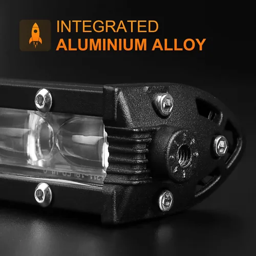Miniatura 3 de Luces todoterreno de una sola fila de 32 pulgadas, barra de luz LED delgada 6D, reflectores de luz LED para conducción, para camión, automóvil