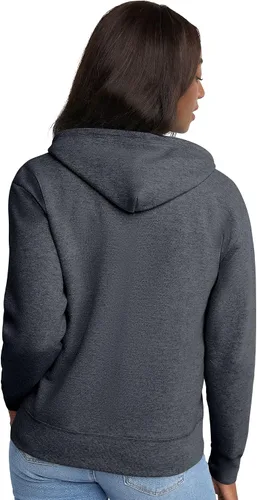 Miniatura 6 de Hanes EcoSmart - Sudadera con capucha y cremallera completa para mujer, cómoda sudadera con capucha para mujer