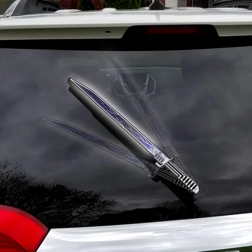 Sable de sombra original Darksaber WipeSabers Reflective Saber WiperTags para limpiaparabrisas trasero