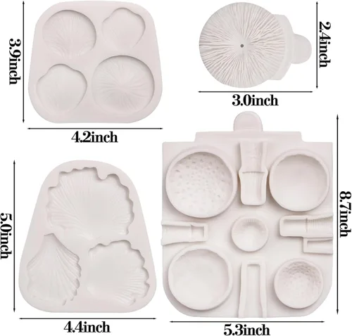 Miniatura 2 de Molde de hongos para chocolate, hongos ginkgo biloba, moldes de silicona para hongos Porcini Veiner Fondant, molde para hornear para decoración