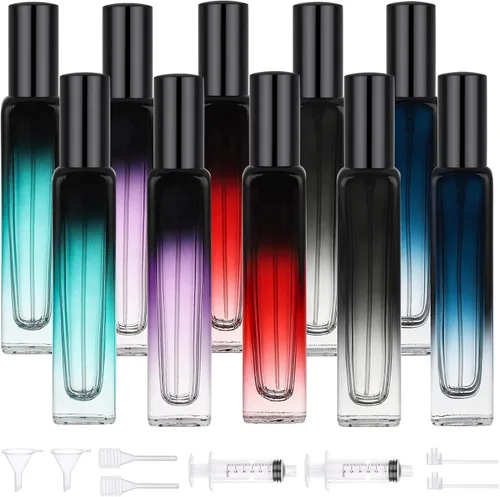 Miniatura 18 de Segbeauty Botella de perfume de viaje de 0.5 onzas líquidas, recargable, 2 atomizadores de perfume vacíos, dispensador de colonia portátil de 0.5