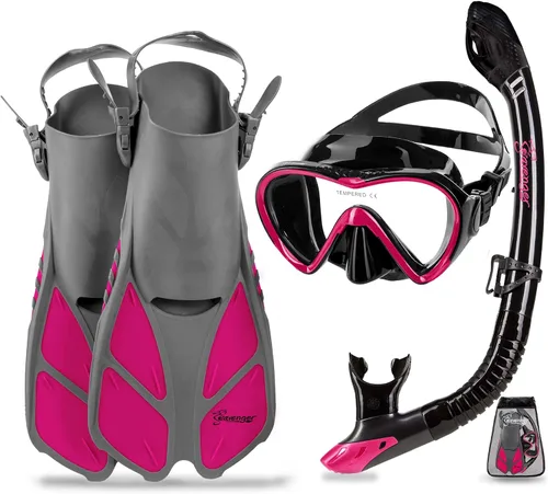 Miniatura 10 de Seavenger Conjunto de Snorkel Aviator con Bolsa de Equipo