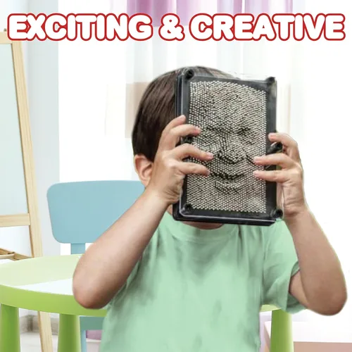 Miniatura 5 de ArtCreativity Juguete artístico de pines 3D (paquete de 2) – Tablas sensoriales grandes de 5 x 7 y pequeñas 3.5 x 5 – Juguetes para ansiedad