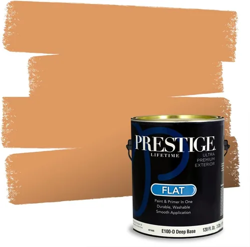 Miniatura 41 de PRESTIGE Pintura exterior e imprimación en uno, bronceado Aberdeen, plano, 1 galón