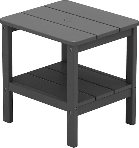Miniatura 21 de SERWALL Mesa Adirondack de exterior - Mesa auxiliar gris