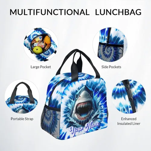 Miniatura 5 de UNIKITTY Mochila para niños con nombre personalizado, juego de 3 piezas con bolsa de almuerzo y estuche para lápices, bolsa escolar de 17 pulgadas
