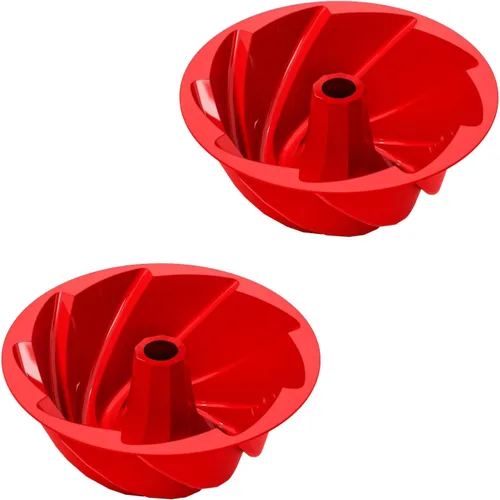 Miniatura 9 de Bandeja de silicona para pastel saphe, utensilios de hornear antiadherentes de 25 cm de diámetro para pastel, gelatina, jalea, pan, brownie, molde