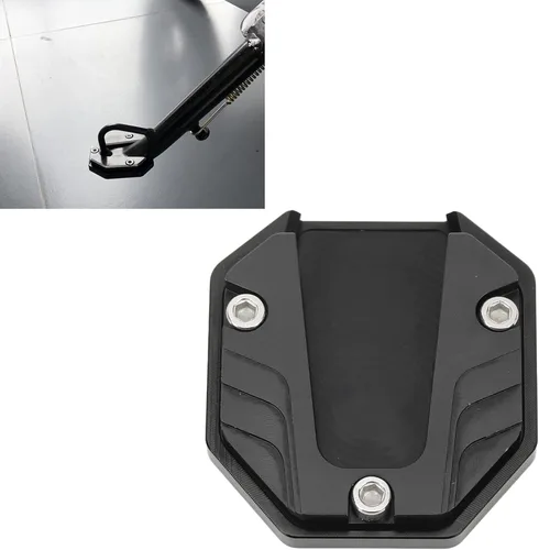 Miniatura 4 de Placa de Kickstand de la motocicleta, placa de extensión del soporte de la motocicleta de la aleación de aluminio
