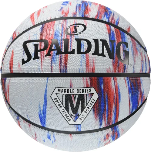 Miniatura 11 de Spalding Baloncesto Basic No. 7 - Mármol de goma Azul