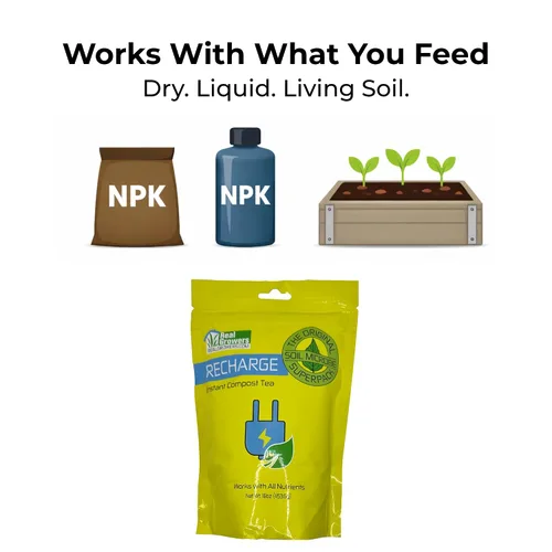 Miniatura 6 de Real Growers recarga - Superpack de microbios del suelo, estimulante natural para el crecimiento de plantas (2 oz) (RGR-2)