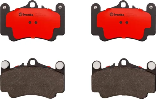 Miniatura 3 de Brembo P65011N Juego de pastillas de freno de disco delantero de cerámica premium PORSCHE OE# 99635194910