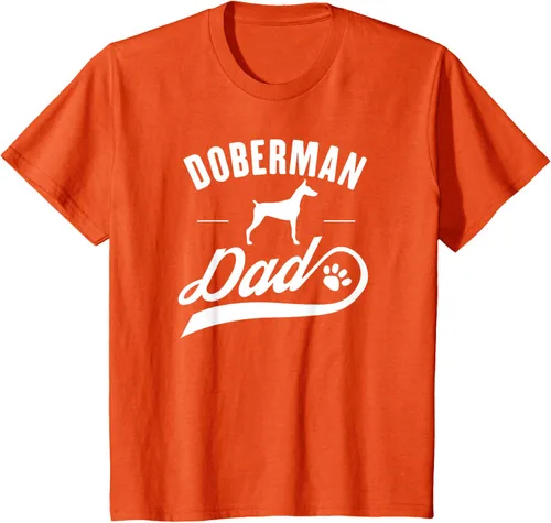 Miniatura 31 de Doberman Dad - Camiseta para amante del dueño del perro, Negro, S