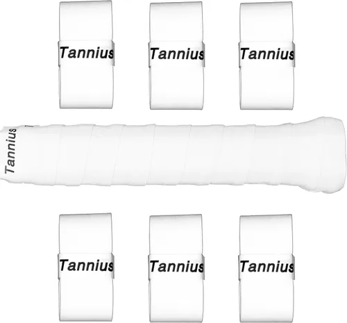 Miniatura 14 de Cinta de agarre para raqueta de tenis, paquete de 6 empuñaduras de tenis, absorbente y mejorada para raqueta de tenis Verde