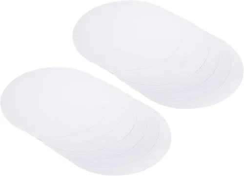 Miniatura 9 de PATIKIL Papel de cartón redondo de 7.9 pulgadas, 40 unidades de círculos de disco en blanco para decoración de fiestas, manualidades, manualidades