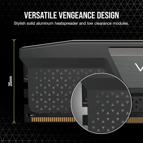 Miniatura 5 de Corsair Vengeance DDR5 RAM 64GB (2x32GB) 5600MHz CL40-40-40-77 1.25V Intel XMP Memoria para computadora de escritorio - Negro (CMK64GX5M2B5600C40)