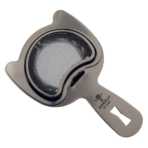 Miniatura 3 de Barfly Colador de muelle de malla fina, negro