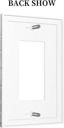 Miniatura 926 de Placa de Interruptor de Luz Azul de 1 Gang, Placa de Pared Decorativa de Palanca Individual, Cubierta de Placa de Pared de Palanca, Placa Frontal
