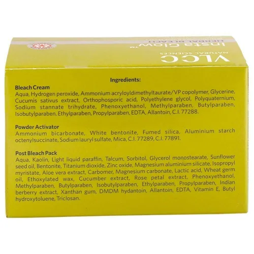 Miniatura 2 de Vlcc Insta Glow - Blanqueador de hierbas con pepino y pétalo de rosa para la equidad, 1.90 oz