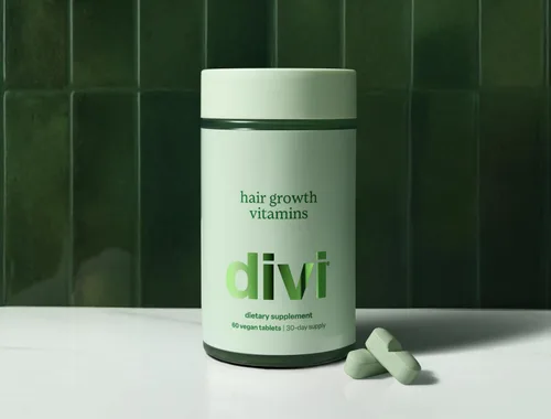 Miniatura 7 de Divi Vitaminas para el crecimiento del cabello para mujeres y hombres, hechas con ingredientes limpios, veganos y respaldados por la ciencia