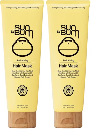 Miniatura 9 de Sun Bum Mascarilla revitalizante para el cabello acondicionador profundo - Tratamiento hidratante y restaurador para cabello dañado