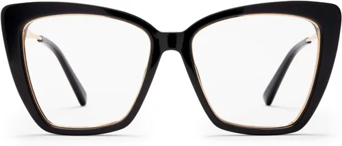 Miniatura 5 de DIFF Gafas Becky IV Designer Cat Eye Computer - Gafas de bloqueo de luz azul para mujer, color negro