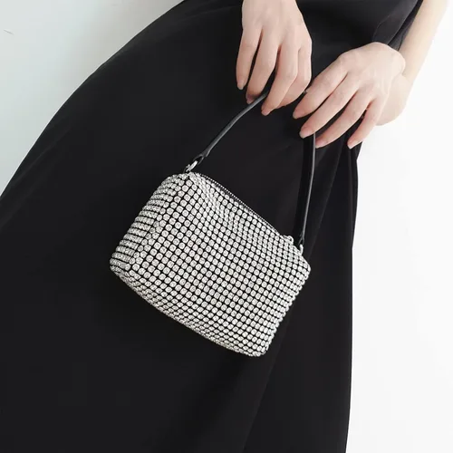 Miniatura 2 de VODIU Bolso bandolera de lujo con purpurina para mujer bolso de mano bolso de noche bolso de mano bolso de fiesta baile