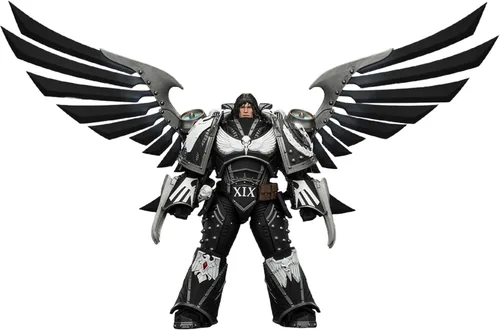 JOYTOY Corvus Corax Warhammer 40k Raven Guard 1/18 Figura de acción Raven Guard Corvus Corvus Corax Primarch of the XIX Legion Regalos