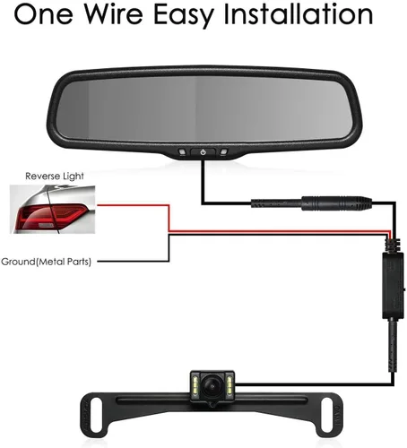 Miniatura 6 de Cámara espejo AUTO-VOX M8 con pantalla táctil IPS de 4.5" Full HD 1080p.