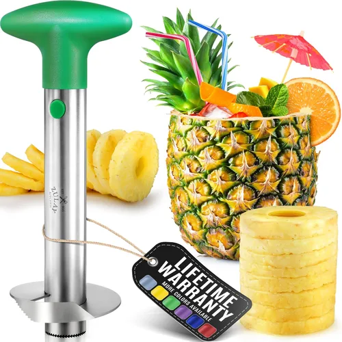 Miniatura 18 de Zulay Kitchen Herramienta Premium para Descorazonar Manzanas - Hojas Ultra Afiladas, de Acero Inoxidable, Serradas para Descorazonas Fáciles - Fácil