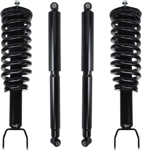 Miniatura 74 de Detroit Axle - Amortiguadores de puntales para Nissan Sentra 2007-2012 [Base S SL SR] Puntales delanteros completos con amortiguadores traseros
