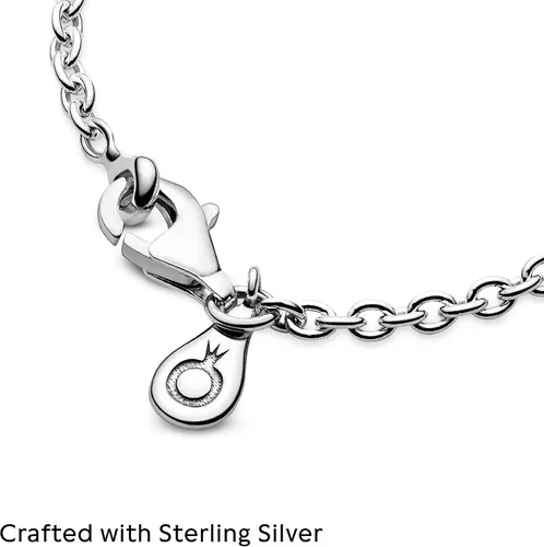 Miniatura 4 de Pandora Cable Chain Necklace- Classic Chain Necklace with Lobster Clasp - Great Gift for Women - Sterling Silver Adjustable Necklace, With Gift Box