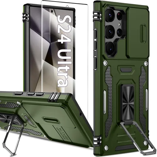 Miniatura 115 de Funda magnética para Samsung Galaxy Note 20 Ultra con soporte de anillo [con protector de pantalla] [Compatible con carga inalámbrica MagSafe] Funda