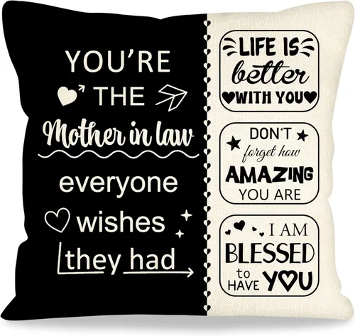 Miniatura 14 de Fundas de almohada decorativas de 18 x 18 pulgadas con ideas de regalos para familiares y amigos, regalos después de una cirugía, regalo