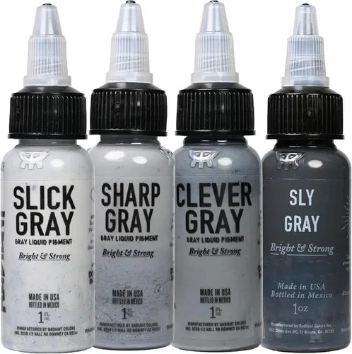 Miniatura 52 de Radiant Colors Tintas de tatuaje (mezcla blanca 8oz)