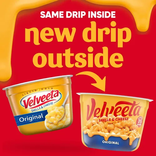 Miniatura 4 de Velveeta Shells & Cheese Original - Taza de macarrones con queso para microondas (taza de 2.39 onzas)