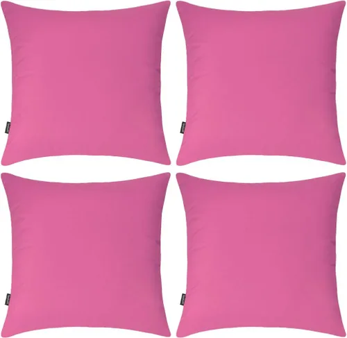 Miniatura 34 de Coddsmz Paquete de 4 fundas decorativas de 100% algodón para cojín cuadrado, funda de almohada de color liso para bricolaje, para sofá y dormitorio