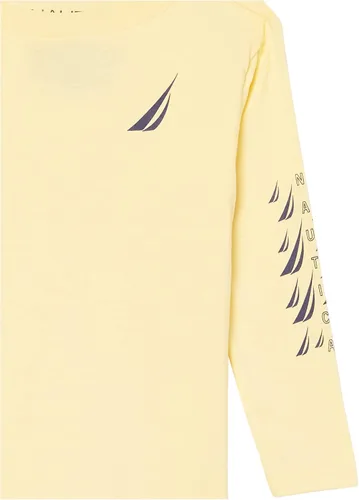 Miniatura 3 de Nautica Camiseta de manga larga con logotipo en el pecho para niño