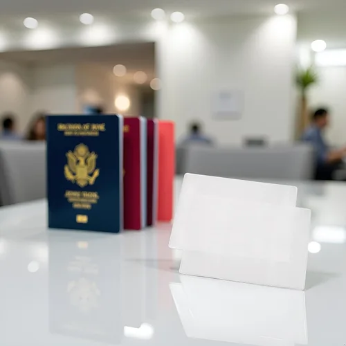 Miniatura 2 de Funda transparente para protección de pasaporte, accesorio de viaje, funda para pasaporte, organizador de funda duradera y accesorios de viaje