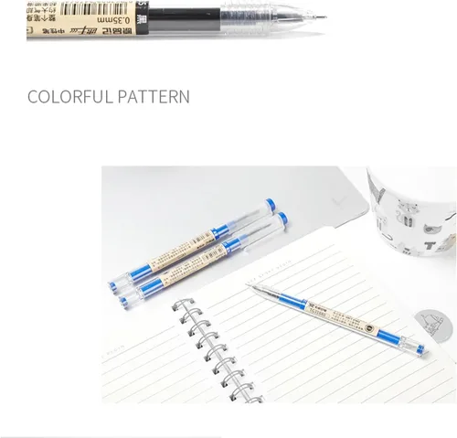 Miniatura 4 de Bolígrafo de tinta de gel de secado rápido, bolígrafos de tinta líquida, punta fina, estilo japonés, bolígrafo de 0.015 in, bolígrafo para escuela