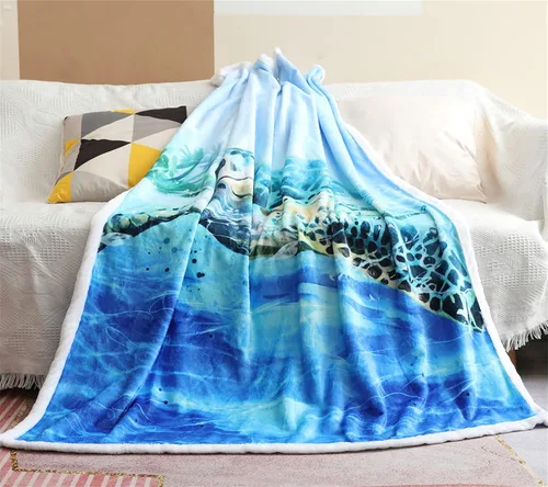 Miniatura 9 de Sviuse Manta de Tortuga Marina Costera Manta Náutica y de Playa Mantas Decorativas de Tortugas para Niños y Adultos Regalos de Tortuga