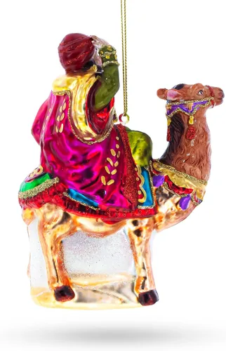 Miniatura 2 de Wiseman Riding a Camel - Adorno navideño de cristal