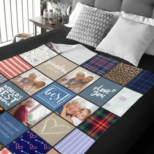 Miniatura 201 de Mantas personalizadas con foto, manta de fotos personalizada, mantas personalizadas con imagen, regalos personalizados para mujeres, hombres